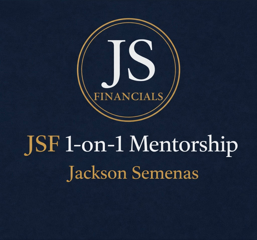 JSF 1 on 1 Mentorship: 12 Week Trading Curriculum
